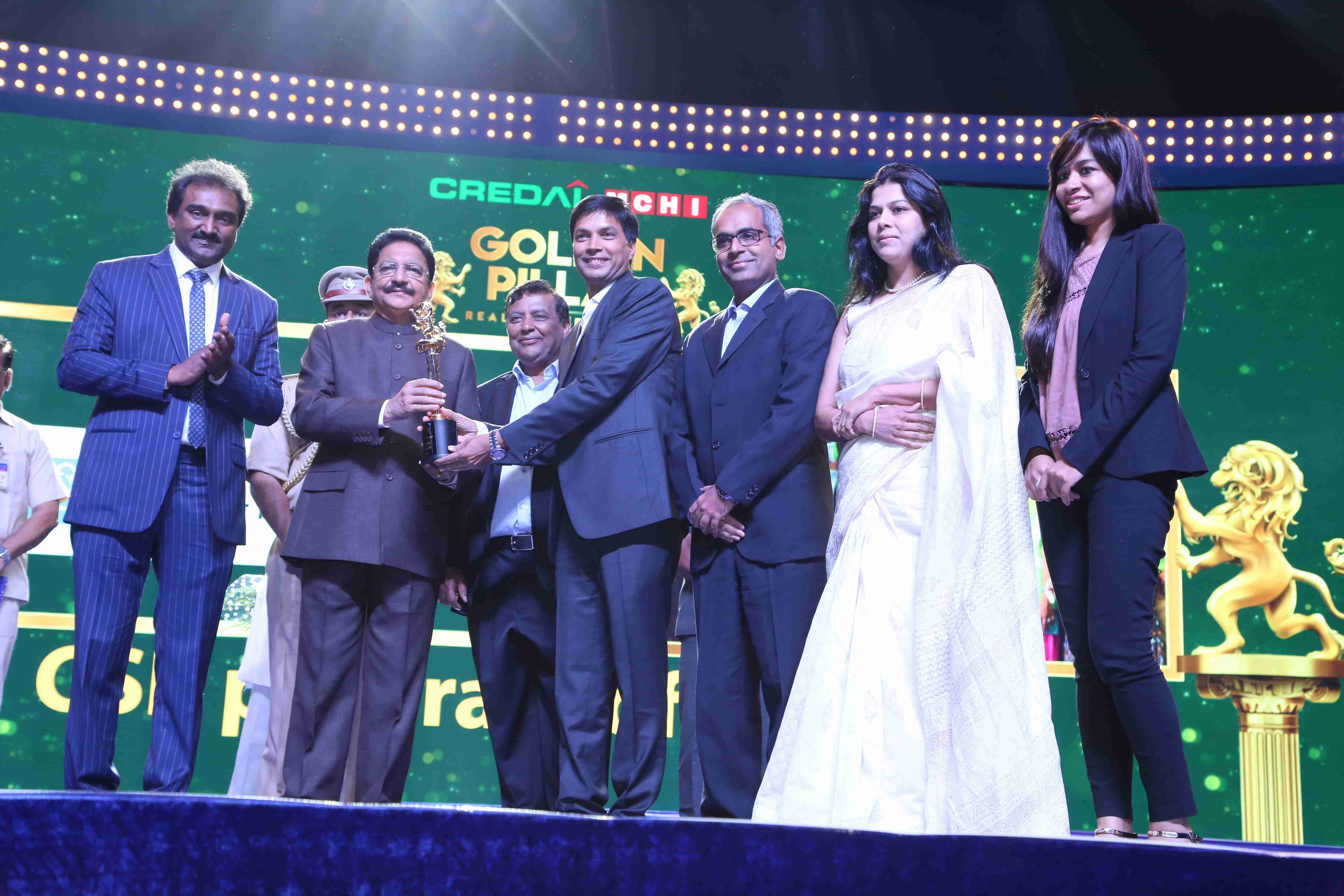Kalpataru awarded CREDAI MCHI Golden Pillar Award 2018 Update